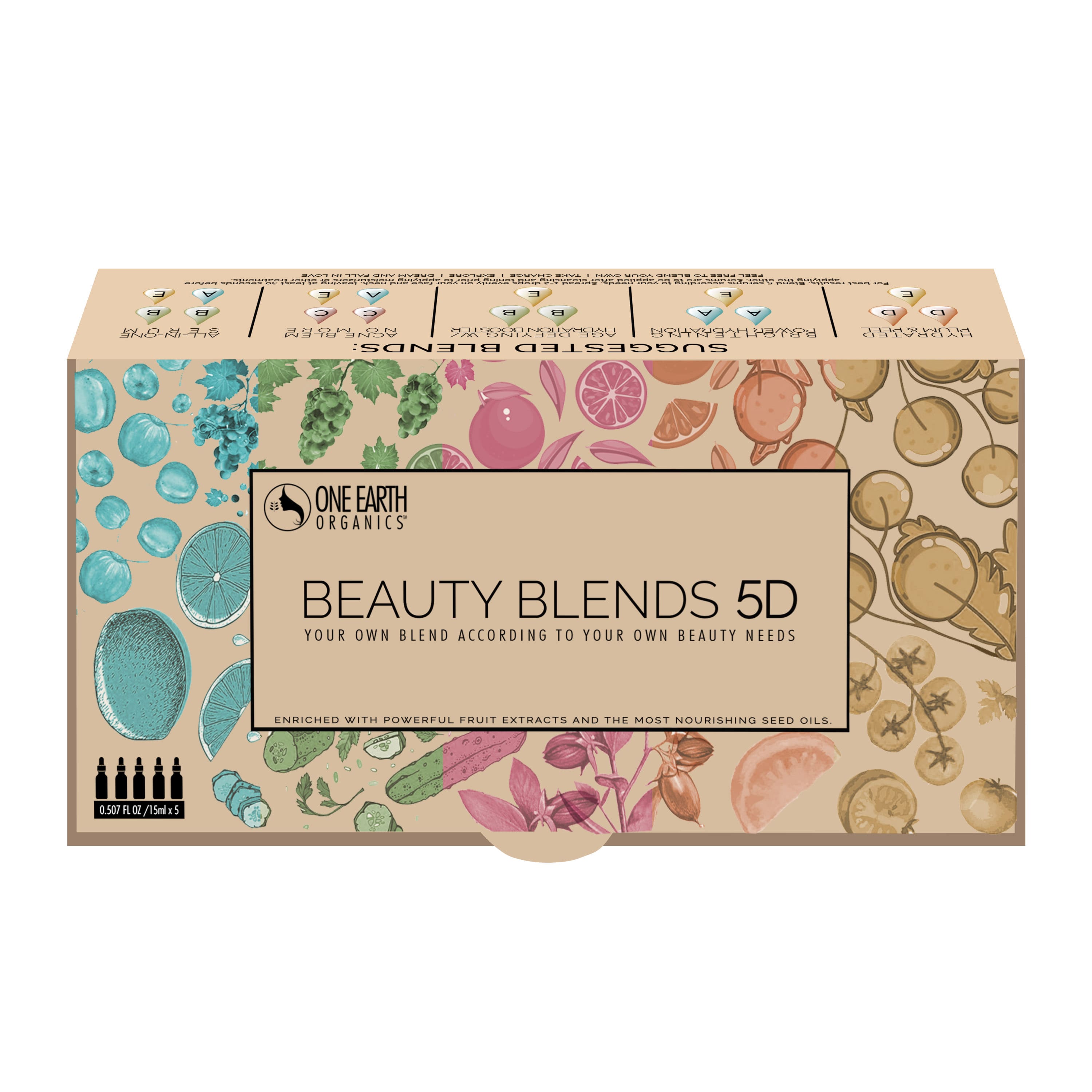 One Earth Organics Beauty Blends 5D Set One Earth Organics Beauty Blends 5D Set